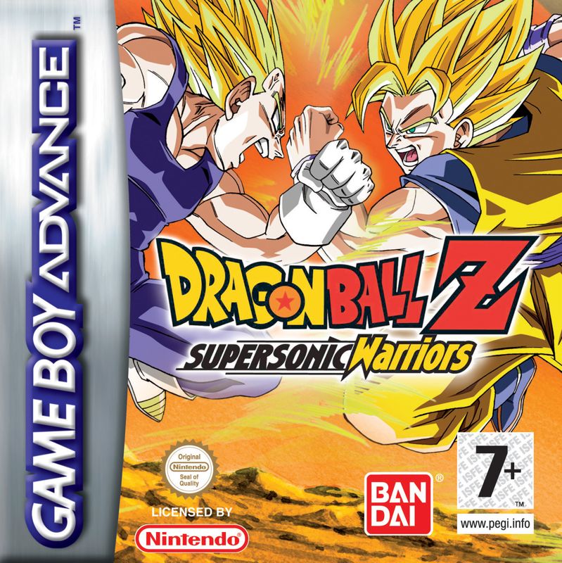 Dragon Ball Z: Supersonic Warriors box art for GameBoy Advance